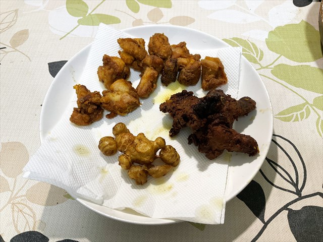 キクイモのフライ