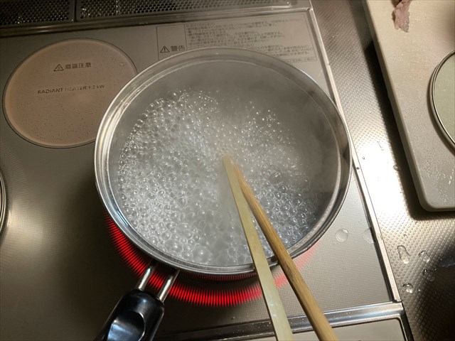 ハモの湯引きを作る