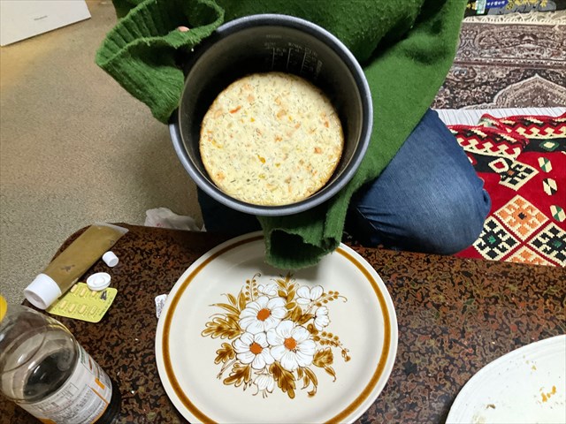 サメの卵のキッシュ