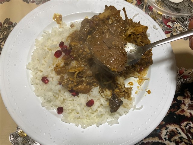 コガモのフェセンジャーン