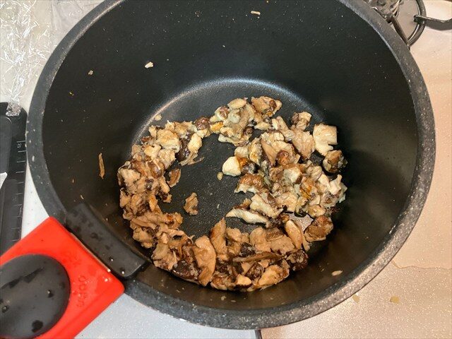 カラカサタケのスープ