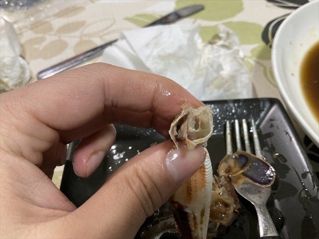 ヒラツメガニのケジャン