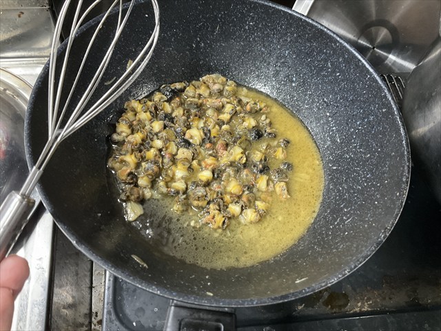 ジャンボタニシを料理する