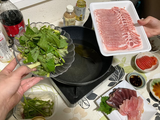 ヤマウドしゃぶ